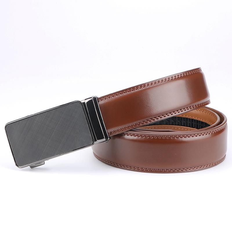 Men's Ratchet Belt Slider - Ideal Gift for Dress Pants, Shirts, and Oxford Shoes, Adjustable Fit