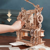 ROKR 3D Wooden Puzzle Printing Press Model with Mechanical Gears - Perfect Xmas Gift LK602