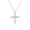 Angel Wings Cross Pendant Necklace For Woman With O Type Stainless Steel Chain Necklace Jewelry Gift