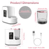 4 In 1 Electric Makeup Brush Cleaner with Timer Digital Display – USB Powered Automatic Blender Machine for All Types of Brushes, UV Disinfection & Storage – Perfect Valentine's Day Gift
