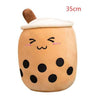 Cute Fruit Drink Plush Stuffed Soft Strawberry Milk Tea Plush Boba Tea Cup Toy Bubble Tea Pillow Cushion Kids Gift