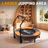 36 Inch Mini Trampoline for Kids - Foldable Indoor & Outdoor Rebounder with Foam Handle, Safe Thickened Cover, Easy to Assemble, Perfect Birthday Gift for Ages 1-6