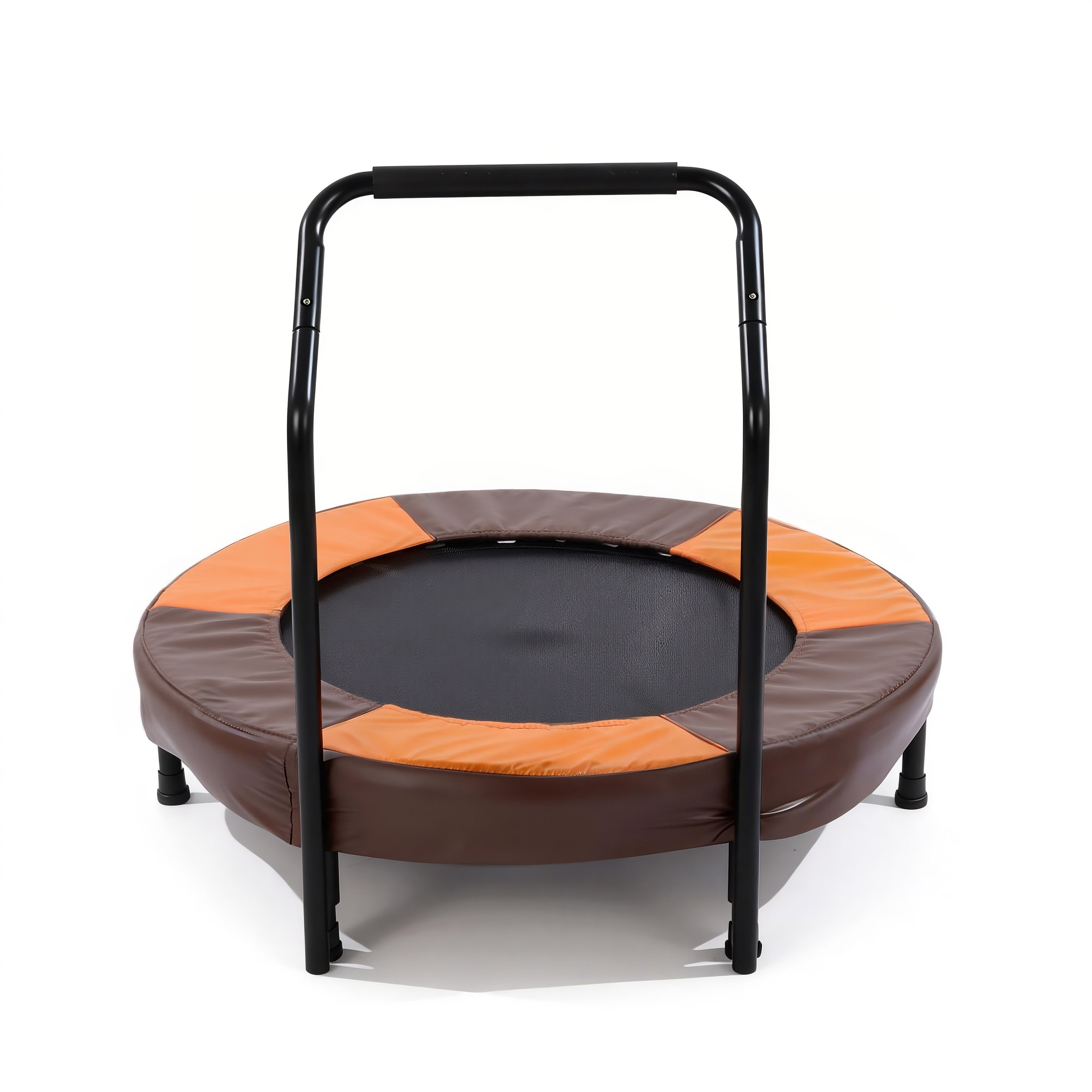 36 Inch Mini Trampoline for Kids - Foldable Indoor & Outdoor Rebounder with Foam Handle, Safe Thickened Cover, Easy to Assemble, Perfect Birthday Gift for Ages 1-6